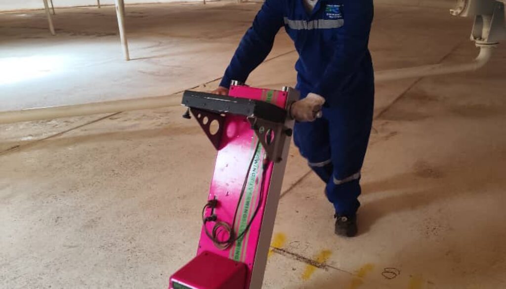 MFL en fondo de tanque